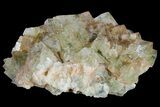 Green Cubic Fluorite Crystal Cluster - Morocco #180264-2